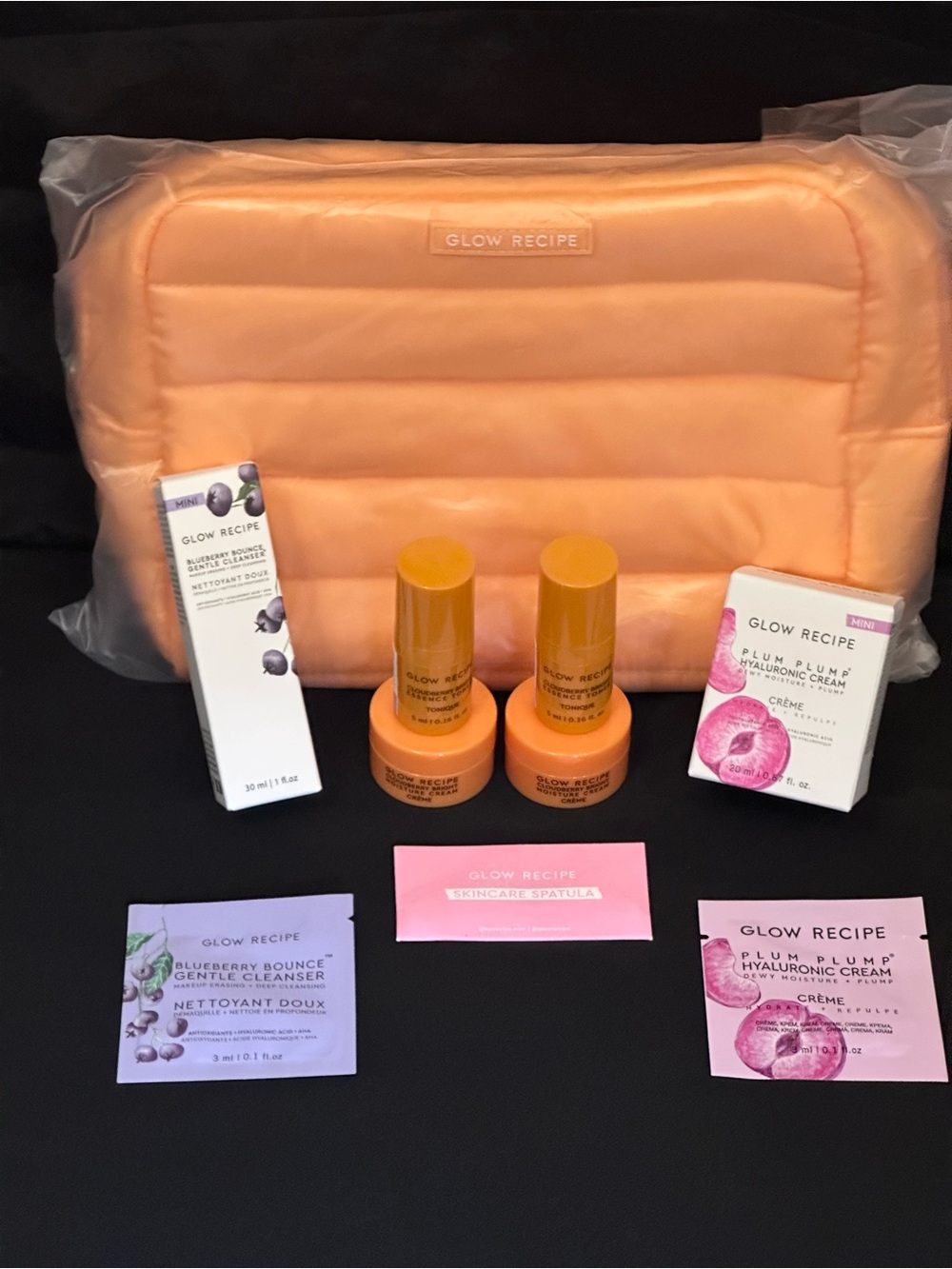 Glow Recipe Cloudberry Puffer Pouch Bundle